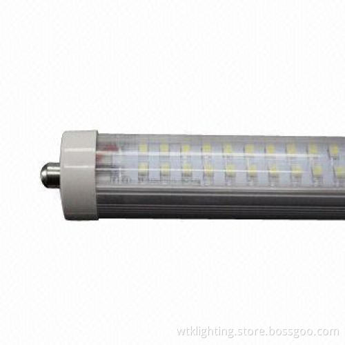 8ft Single Pin T8 LED Tube with 36W Power, 85-265V AC Voltage, Low Power Consumption